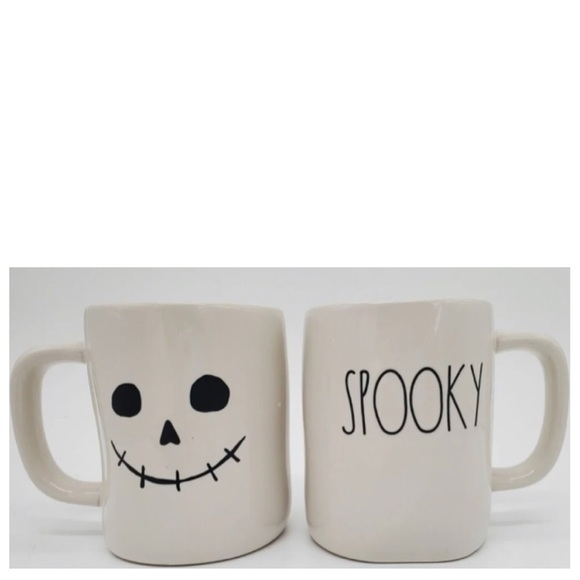 NEW Rae Dunn Spooky Mug Double Sided 👻 - Picture 1 of 2